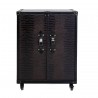 Bar-coffre Globetrotter croco 66cm Kare Design