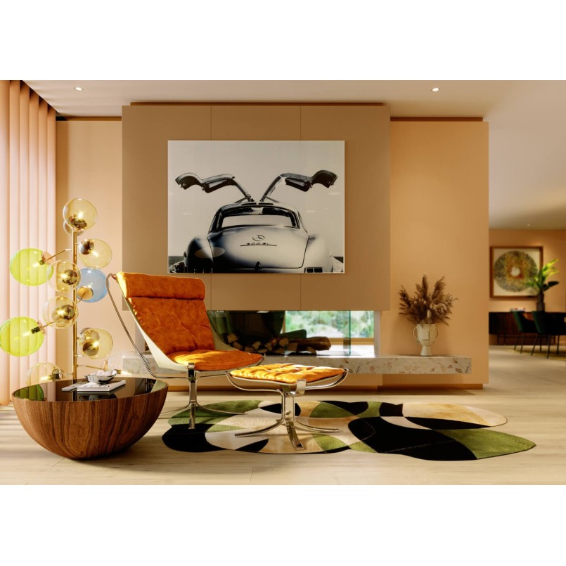 Tableau en verre Oldtimer Back 120x160cm Kare Design