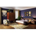 Fauteuil pivotant Pivoines jaunes Kare Design