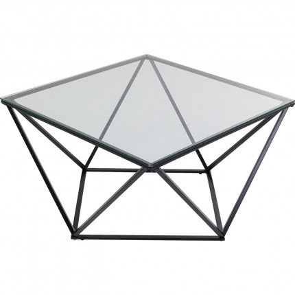 Coffee Table Cristallo 80x80cm black Kare Design