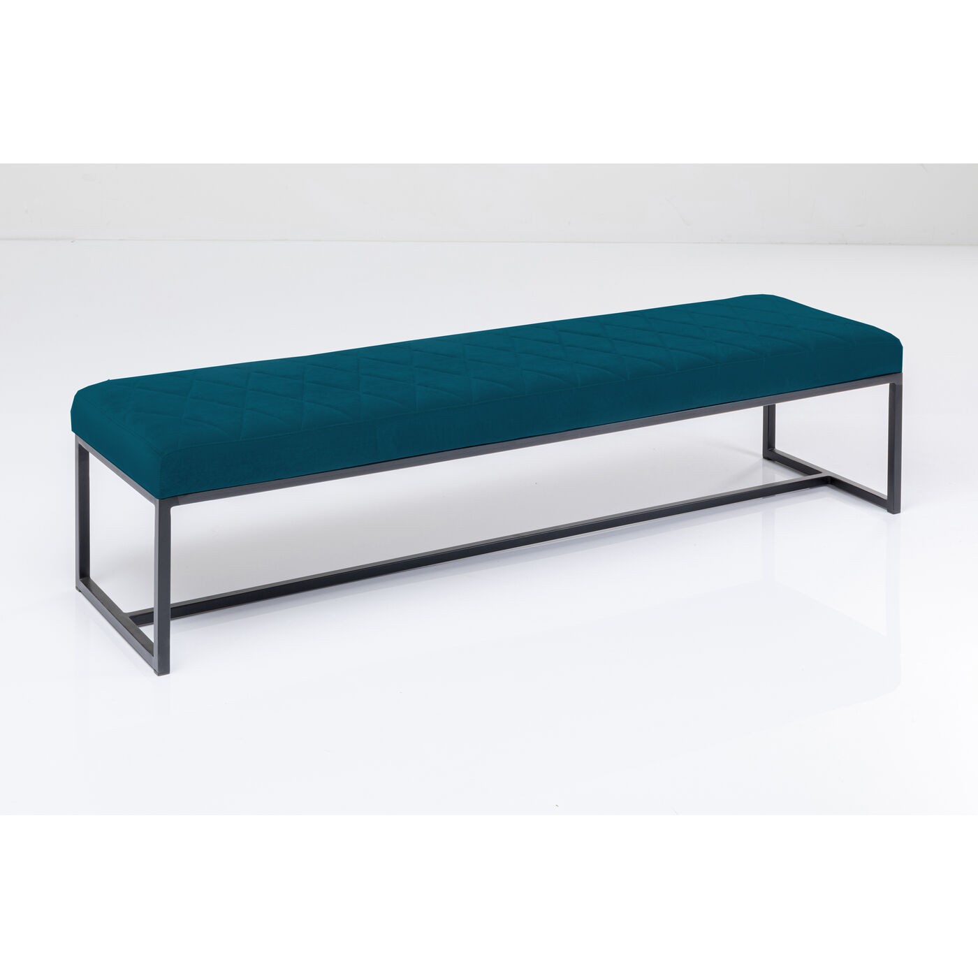 Banc Smart 150x40cm noir et bleu Kare Design