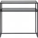 Console Loft noire 80x85cm Kare Design