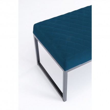 Banc Smart noir et bleu 90x40cm Kare Design