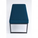 Banc Smart noir et bleu 90x40cm Kare Design