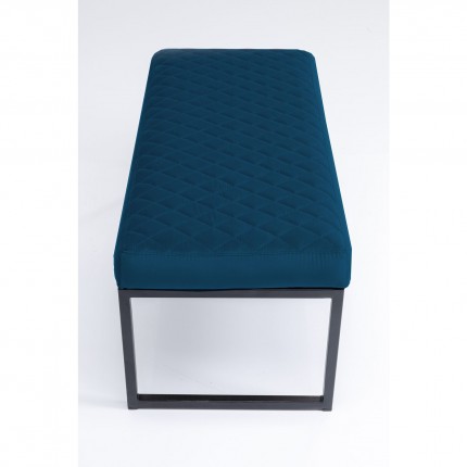 Banc Smart noir et bleu 90x40cm Kare Design