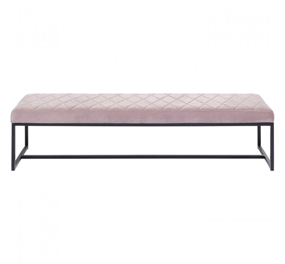 Banc Smart noir et rose 150x40cm Kare Design