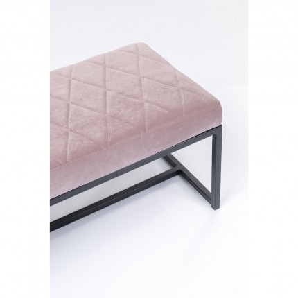 Banc Smart noir et rose 150x40cm Kare Design