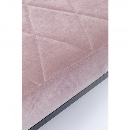 Banc Smart noir et rose 150x40cm Kare Design