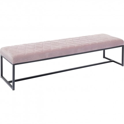 Banc Smart noir et rose 150x40cm Kare Design