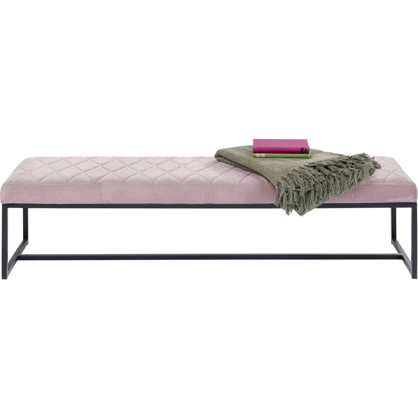 Banc Smart 150x40cm noir et rose Kare Design
