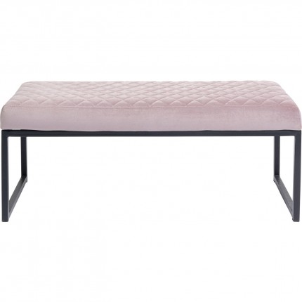 Banc Smart noir et rose 90x40cm Kare Design