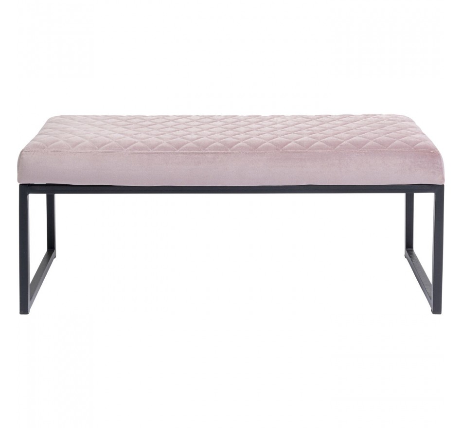 Banc Smart noir et rose 90x40cm Kare Design