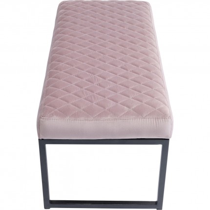 Banc Smart 90x40cm noir et rose Kare Design