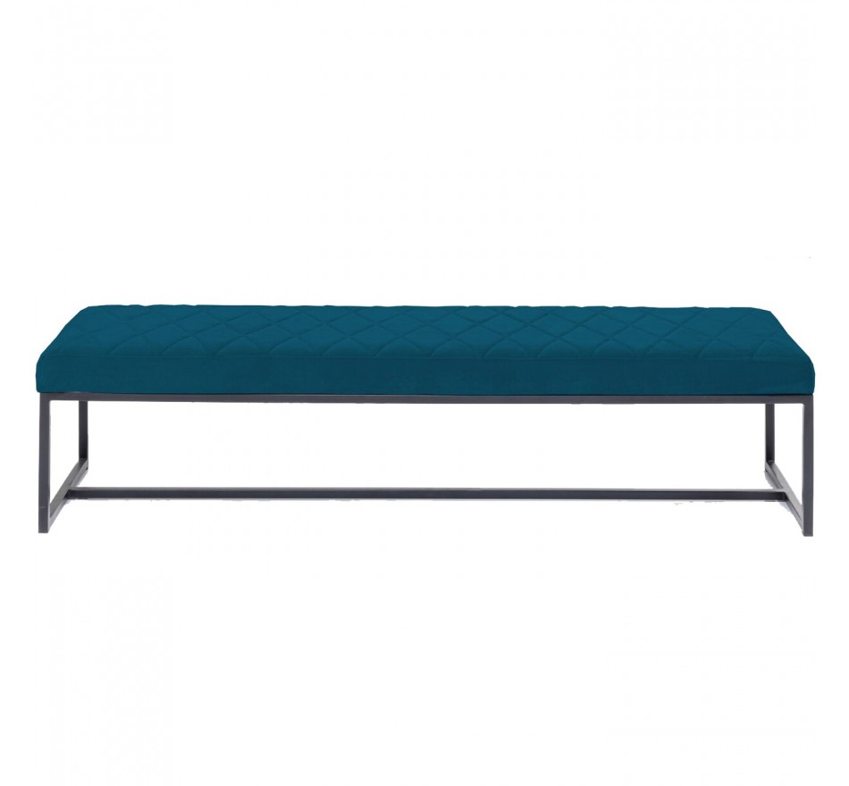Banc Smart noir et bleu 150x40cm Kare Design