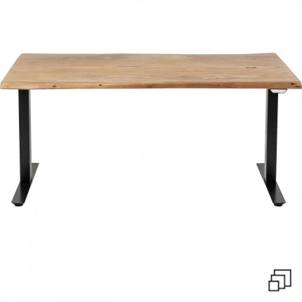 Bureau Smart Harmony acacia et noir Kare Design