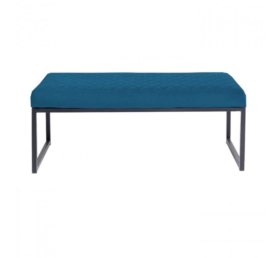 Banc Smart noir et bleu 90x40cm Kare Design