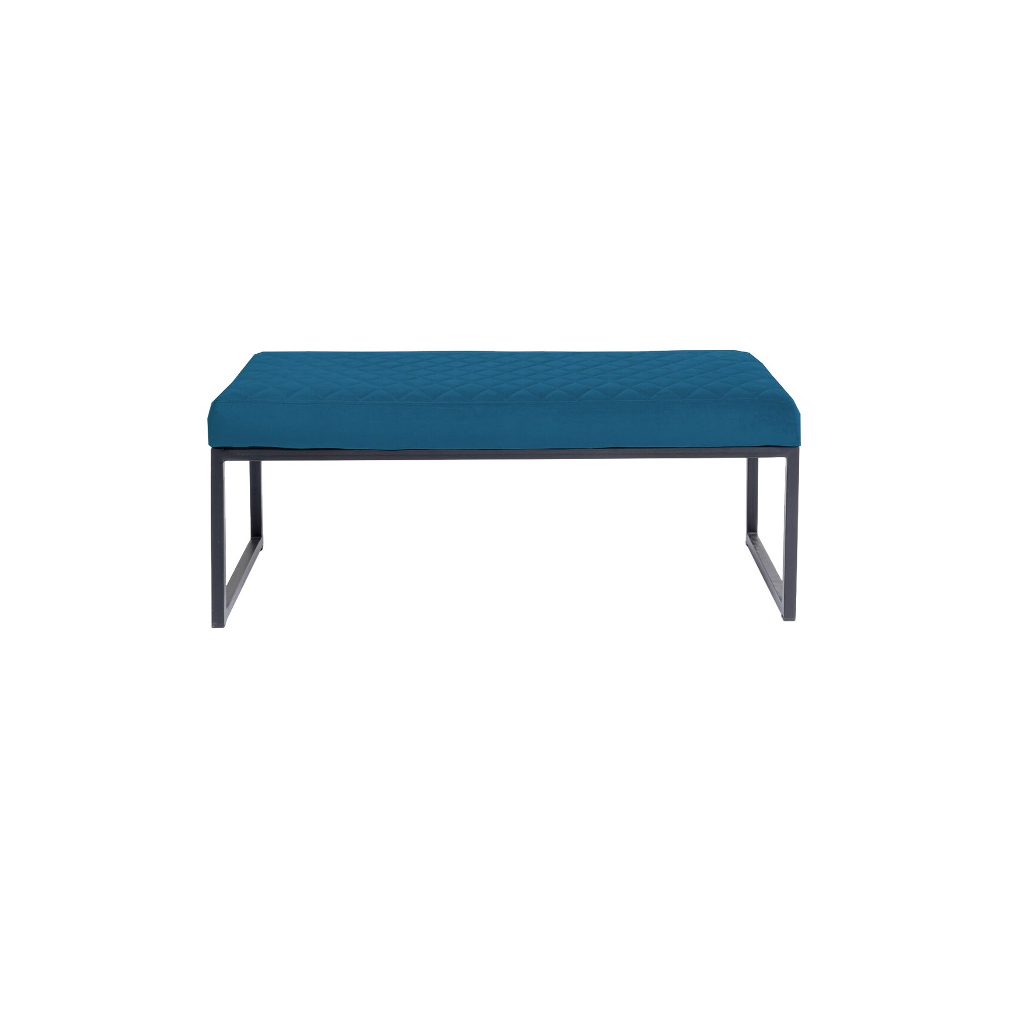 Banc Smart noir et bleu 90x40cm Kare Design