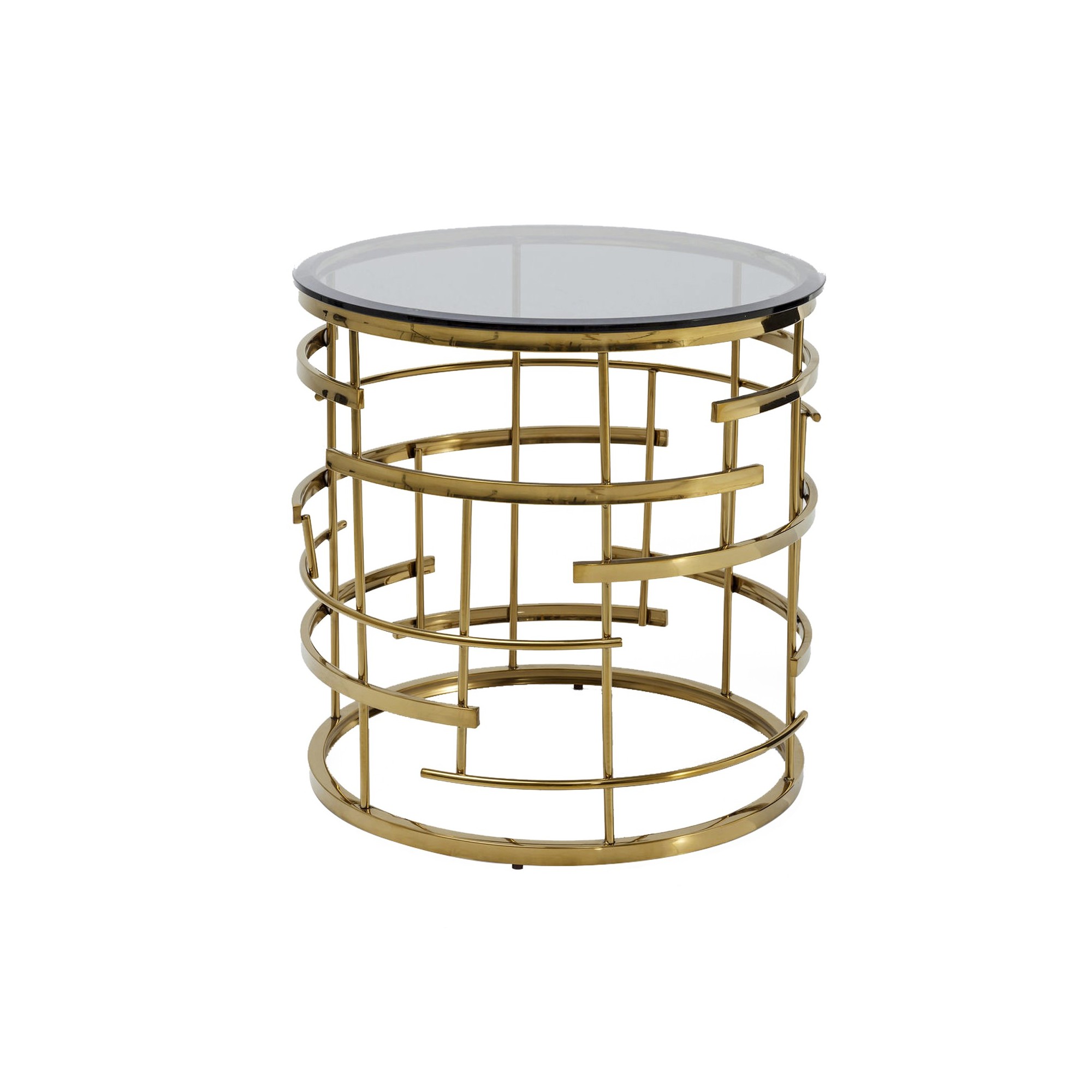 Table d'appoint Jupiter 55cm dorée Kare Design