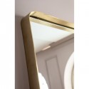 Miroir Curve rectangulaire laiton 200x70cm Kare Design