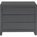 Commode Luxury Push 3 tiroirs grise Kare Design