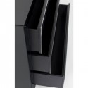 Commode Luxury Push 3 tiroirs grise Kare Design