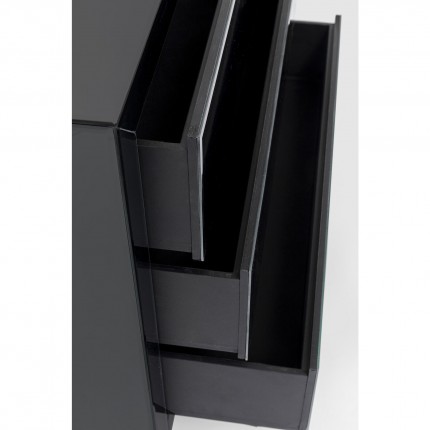 Commode Luxury Push 3 tiroirs grise Kare Design