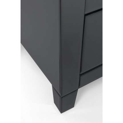 Commode Luxury Push 3 tiroirs grise Kare Design