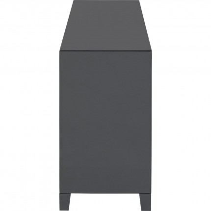 Commode Luxury Push 3 tiroirs grise Kare Design