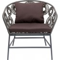 Fauteuil Ibiza marron Kare Design
