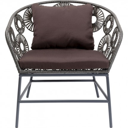 Fauteuil Ibiza marron Kare Design