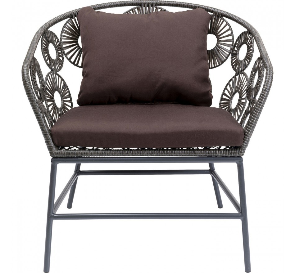 Fauteuil Ibiza marron Kare Design