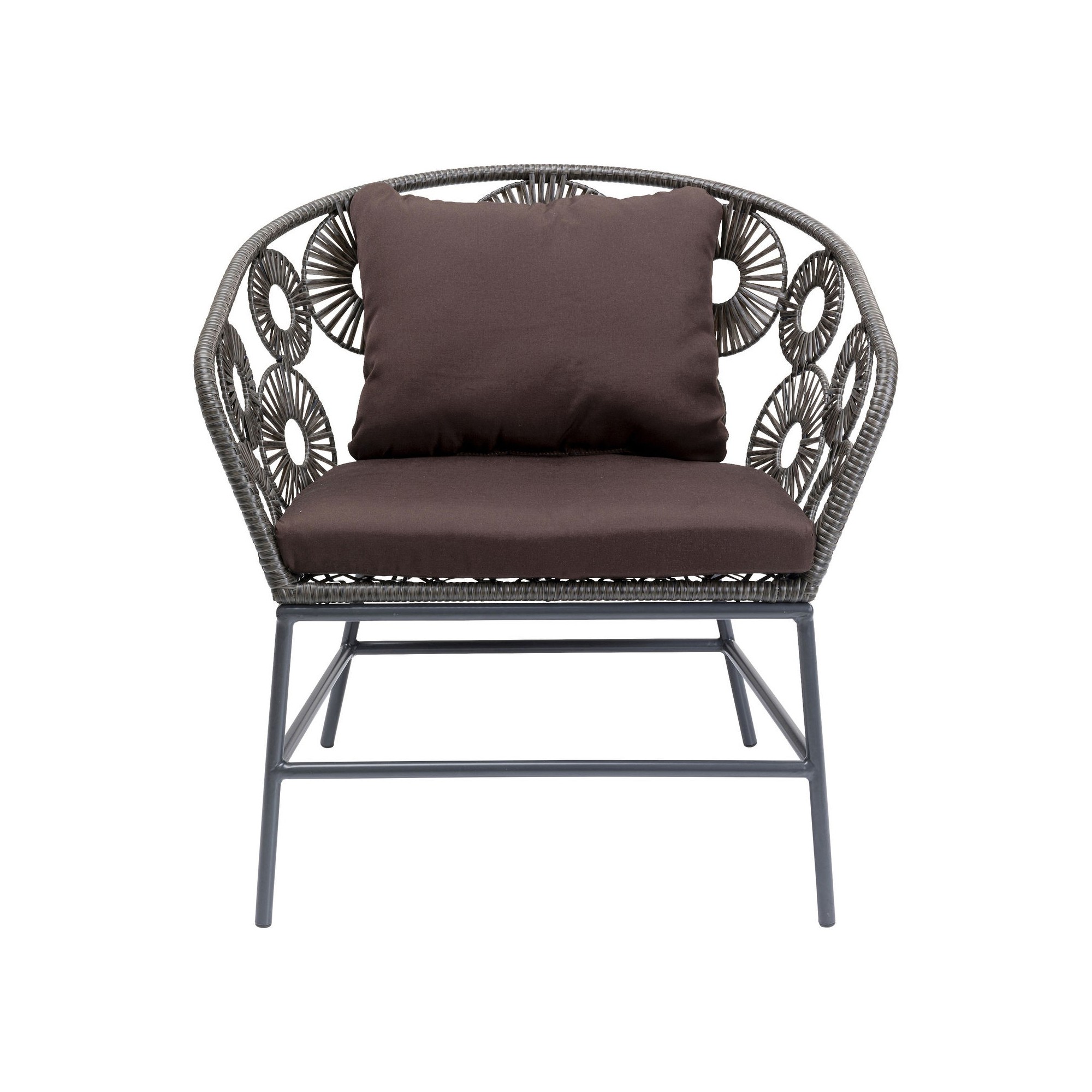 Fauteuil Ibiza marron Kare Design