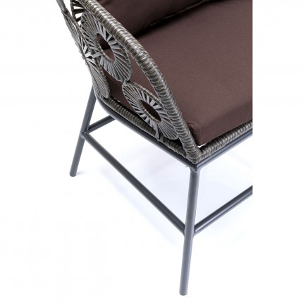 Fauteuil de jardin Ibiza marron Kare Design