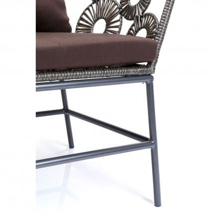 Fauteuil de jardin Ibiza marron Kare Design