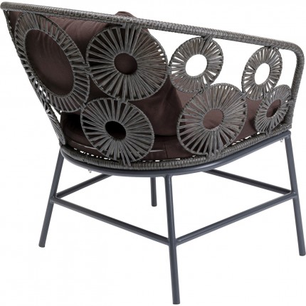 Fauteuil de jardin Ibiza marron Kare Design