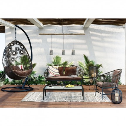 Fauteuil de jardin Ibiza marron Kare Design