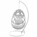 Fauteuil suspendu Ibiza blanc Kare Design