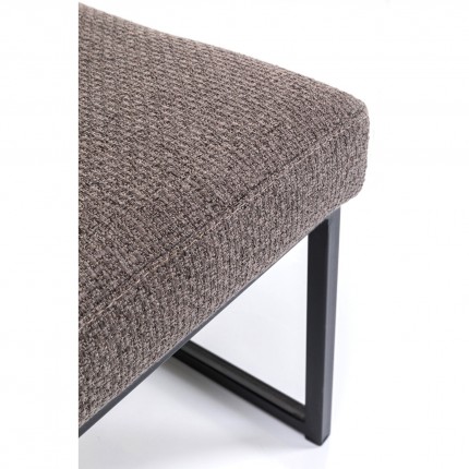 Banc Smart Dolce marron 90x40cm Kare Design