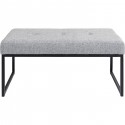 Banc Smart Dolce gris 90x40cm Kare Design