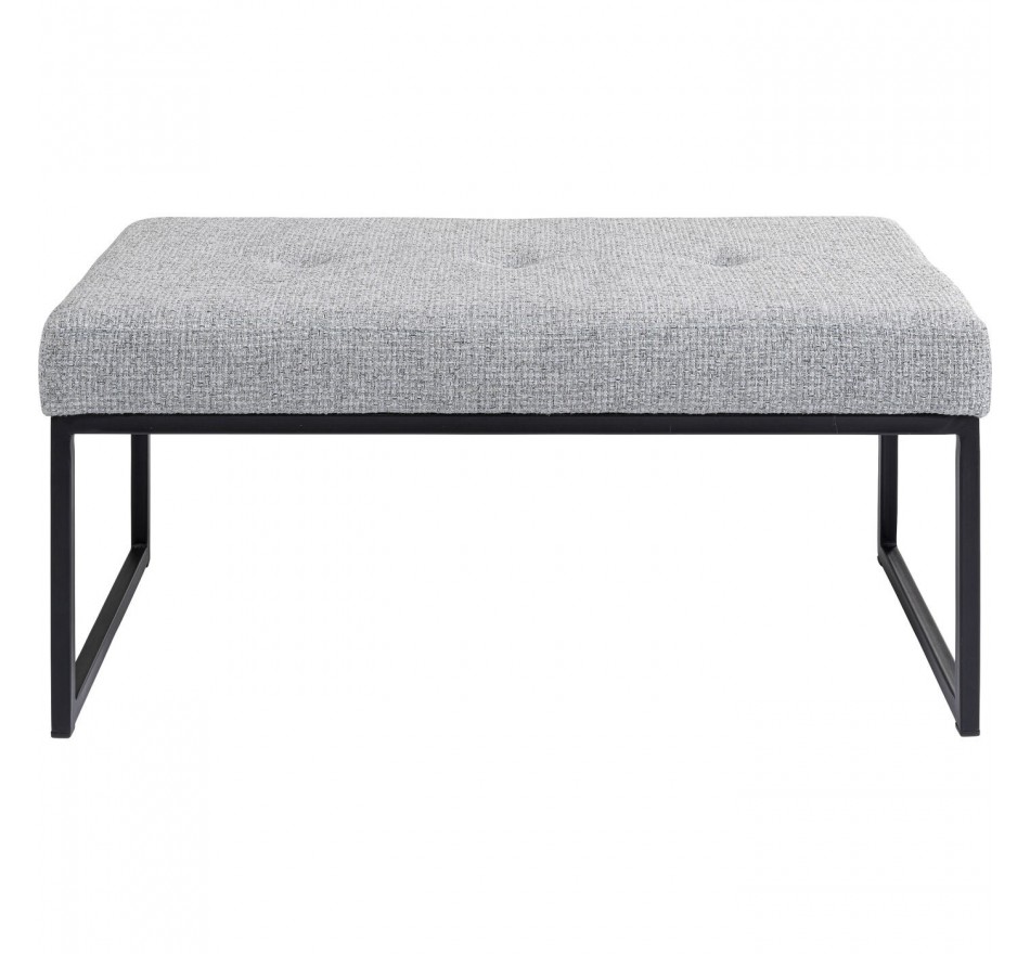 Banc Smart Dolce gris 90x40cm Kare Design