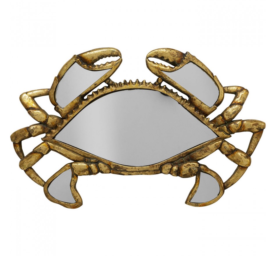 Déco murale miroir Crabe 43cm Kare Design