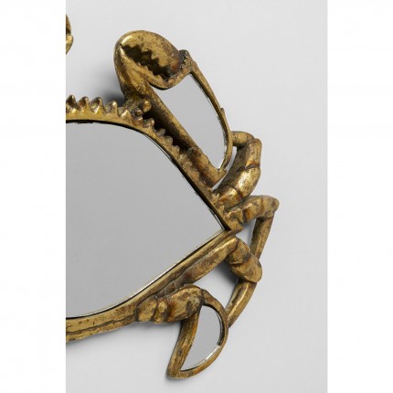 Déco murale miroir Crabe 43cm Kare Design