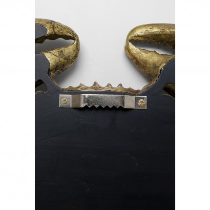 Déco murale miroir Crabe 43cm Kare Design