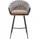Tabouret de bar Knot marron Kare Design