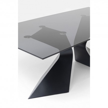 Table Gloria 200x100cm noire Kare Design