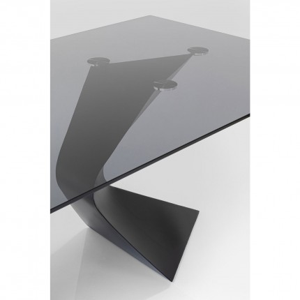 Table Gloria 200x100cm noire Kare Design