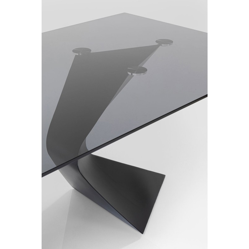 Table Gloria noir 200x100cm