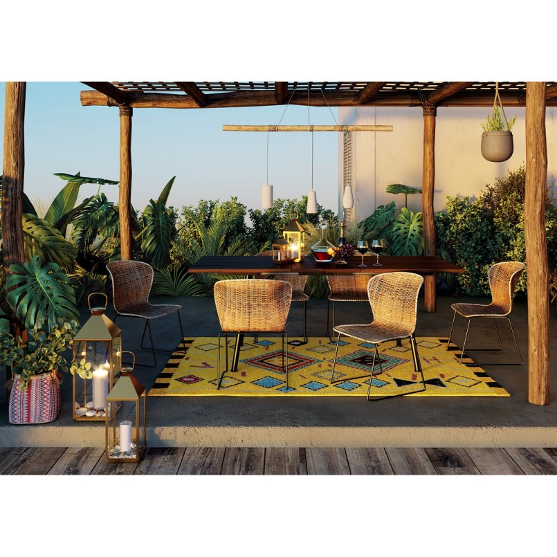 Lanternes Giardino dorées set de 4 Kare Design