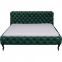 Lit Desire velours vert 160x200cm Kare Design