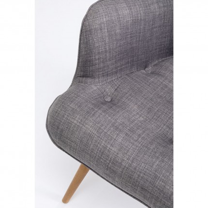 Fauteuil Vicky gris foncé Kare Design